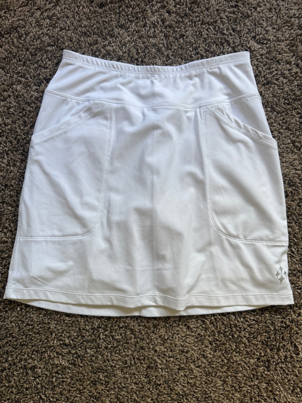 Jofit White Athletic Golf Skort with build in Shorts